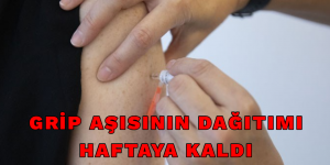 GRİP AŞISININ DAĞITIMI HAFTAYA KALDI