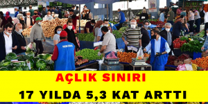 AÇLIK SINIRI 17 YILDA 5,3 KAT ARTTI