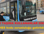 TOPLU TAŞIMA KULLANANLAR DİKKAT! HES kodu alma zorunluluğu getirildi.