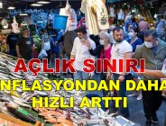 AÇLIK SINIRI ENFLASYONDAN DAHA HIZLI ARTTI