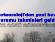 Meteoroloji’den yeni hava durumu tahminleri geldi. GÖZ GÖZÜ GÖRMEYECEK!