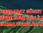 AKÇAABAT GÜNEY ÇEVRE YOLU İÇİN İLK KAZMA VURULACAK