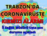 TRABZON’DA CORONAVİRÜSTE KIRMIZI ALARM! İl Sağlık Müdürü Usta son durumu açıkladı