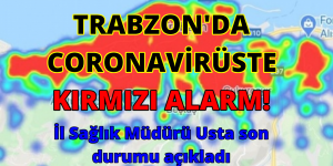 TRABZON’DA CORONAVİRÜSTE KIRMIZI ALARM! İl Sağlık Müdürü Usta son durumu açıkladı