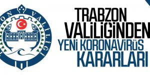 TRABZON VALİLİĞİNDEN CORONAVİRÜS KARARLARI DUYURUSU!