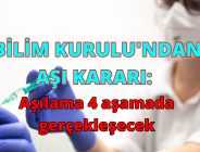 BİLİM KURULU’NDAN AŞI KARARI: Aşılama 4 aşamada gerçekleşecek