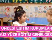 Okul öncesi eğitim kurumları için yüz yüze eğitim genelgesi