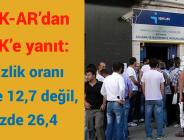 DİSK-AR’dan TÜİK’e yanıt: İşsizlik oranı yüzde 12,7 değil, yüzde 26,4