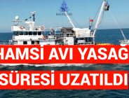 HAMSİ AVI YASAĞI SÜRESİ UZATILDI