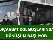 AKÇAABAT DOLMUŞLARINDA DÖNÜŞÜM BAŞLIYOR