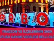 TRABZON VE İLÇELERİNİN 2020 NÜFUS SAYIMI VERİLERİ BELLİ OLDU