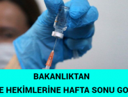 BAKANLIKTAN AİLE HEKİMLERİNE HAFTA SONU GOLÜ