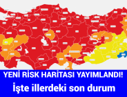 YENİ RİSK HARİTASI YAYIMLANDI! İşte illerdeki son durum