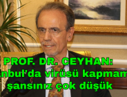 PROF. DR. CEYHAN: İstanbul’da virüsü kapmama şansınız çok düşük