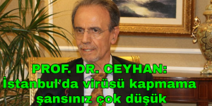 PROF. DR. CEYHAN: İstanbul’da virüsü kapmama şansınız çok düşük