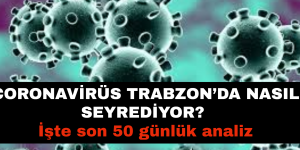 CORONAVİRÜS TRABZON’DA NASIL SEYREDİYOR? İşte son 50 günlük analiz