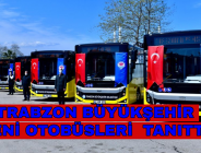 TRABZON BÜYÜKŞEHİR BELEDİYESİ YENİ OTOBÜSLERİ TANITTI       