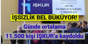 İŞSİZLİK BEL BÜKÜYOR! Günde ortalama 11.500 kişi İŞKUR’a kaydoldu