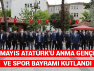 19 MAYIS ATATÜRK’Ü ANMA GENÇLİK VE SPOR BAYRAMI KUTLANDI