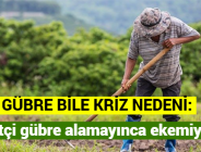 GÜBRE BİLE KRİZ NEDENİ: Çiftçi gübre alamayınca ekemiyor