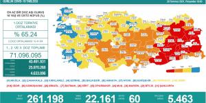 CORONAVİRÜS TABLOSUNDA BUGÜN (29 TEMMUZ 2021)