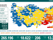 CORONAVİRÜS TABLOSUNDA BUGÜN (22 AĞUSTOS 2021)