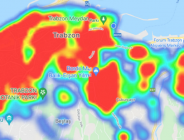TRABZON YİNE KIZARDI! Şehir merkezi yüksek riskli…