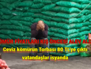 KÖMÜR FİYATLARI KIŞ ÖNCESİ ALEV ALDI: Ceviz kömürün Torbası 80 TL’ye çıktı. Vatandaşlar isyanda!