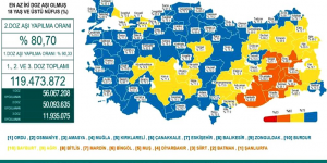 CORONAVİRÜS TABLOSUNDA BUGÜN (22 KASIM 2021)