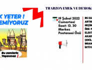 Trabzon Emek ve Demokrasi Platformu zamlara tepki basın açıklaması: ARTIK YETER! GEÇİNEMİYORUZ