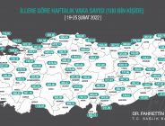 HAFTALIK VAKA HARİTASI AÇIKLANDI: Kırşehir, Aksaray ve Eskişehir’de yoğun vaka artışı görüldü