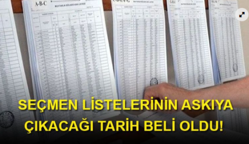 RESMİ GAZETE’DE YAYIMLANDI! Yurt içi seçmen listelerinin askıya çıkacağı tarih belli oldu