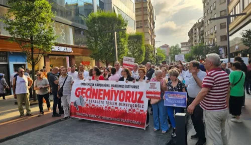 TRABZON’DA EMEK VE DEMOKRASİ PLATFORMU YÜRÜDÜ… | “Yoksulluğa, Sefalete Teslim Olmayacağız!