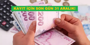 ÜRETİCİLERİN TARIMSAL DESTEKTEN YARARLANMAK İÇİN ZAMAN DARALIYOR! Kayıt için son gün 31 Aralık .