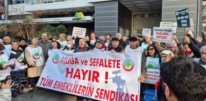 EMEKLİLER TÜM YURTTA SOKAĞA ÇIKTI: Sandık önümüze geldiğinde soracağız!