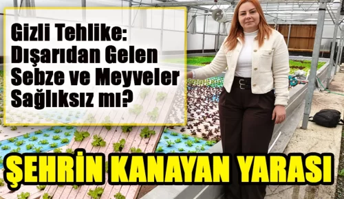 TRABZON’DA SEBZE VE MEYVEYİ BEKLEYEN GİZLİ TEHLİKE!